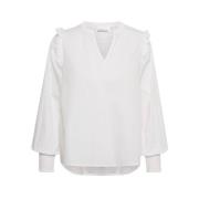 Bomullsskjorte - Hvit