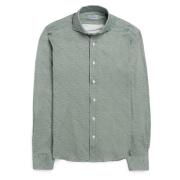 Grønn Jersey Skjorte, Stilig og Komfortabel