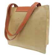 Pre-owned Beige Canvas Bvlgari Tote
