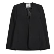 Sort Vola Cape Blazer Jakke