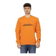 Oransje Logo Sweatshirt for Menn