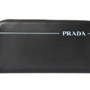Pre-owned Svart skinn Prada lommebok