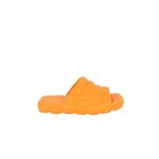 Pre-owned Oransje skinn Fendi sandaler