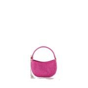 Rose Pink Strass Micro Vesna Hobo Bag