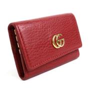 Pre-owned Rødt skinn Gucci Marmont
