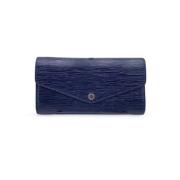 Pre-owned Blå Louis Vuitton lommebok i skinn