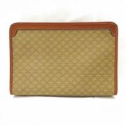 Pre-owned Beige Canvas Celine Clutch