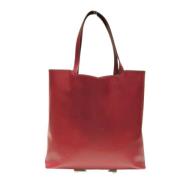 Pre-owned Rød Leather Cartier Tote