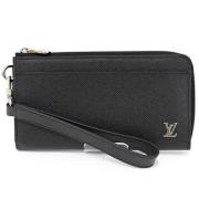Pre-owned Svart stoff Louis Vuitton lommebok