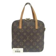 Pre-owned Brunt lerret Louis Vuitton Spontini