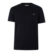 Sort Gant Reg Shield Ss T-Shirt T-Shirt