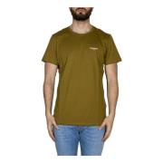 Khaki Small Logo T-Shirt, Reflekterende Logo, St?rrelse L