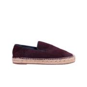 Pre-owned Burgunder Ponni hår Celine Espadrilles