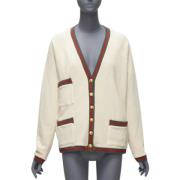 Pre-owned Beige bomull Gucci Cardigan