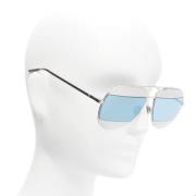 Pre-owned Blue Metal Dior solbriller