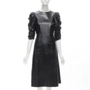 Pre-owned Svart skinn Celine kjole