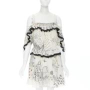 Pre-owned Beige Silk Valentino kjole