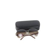 Pre-owned Brown Metal Bvlgari solbriller