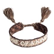 Woven Friendship Bracelet ONE OF A Kind Soft Brown