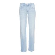 Lyseblå Abrand Jeans A 99 Low Straight Gina Jeans