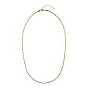 Twisted Chain Necklace Gold