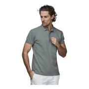Dusty Green Hansen&amp;amp;amp;Jacob Classic Polo Stretch T-Shirt M/Kr...