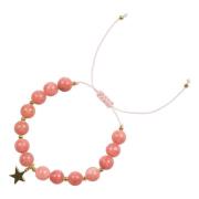 Stone Bead Bracelet 8 MM Candy Pink