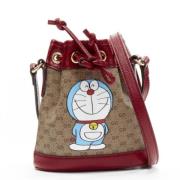 Pre-owned Beige Canvas Gucci Crossbody Bag