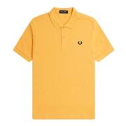 Klassisk Herre Oransje Polo Skjorte