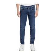 Stretchy Slim Fit Hyperflex X-Lite Jeans Blå