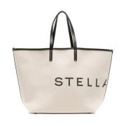 Hvit Tote Bag med Stella McCartney Logo