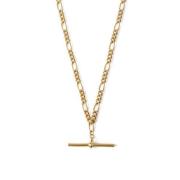 T-Bar Fiagaro Necklace - Pale Gold