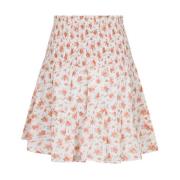 Cordova Delicate Rose Skirt - Tangerine