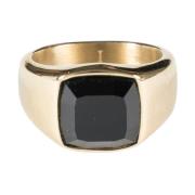 Signet Ring Gold Mini W/Black Onyx