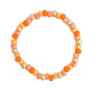 Glass Bead Ring 2 MM Orange