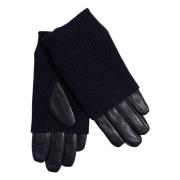 Sort Echo Fold Down Cuff Glove Hansker/ Votter