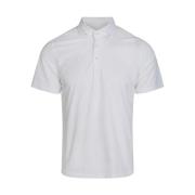 Hvit Stretch Polo Skjorte