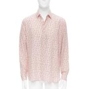 Pre-owned Rosa silke Saint Laurent skjorte