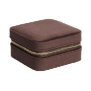 Velvet Jewellery BOX Mini Chocolate Brown