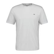 Hvit Reg Shield SS T-skjorte