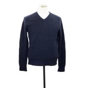 Pre-owned Marineblå Prada-genser i ull