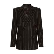 Pinstripe Dobbeltspent Blazer