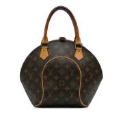 Pre-owned Brunt lerret Louis Vuitton Ellipse