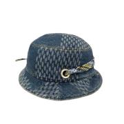 Pre-owned Louis Vuitton-hatt i bla bomull