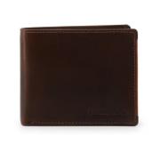 Lommebok i skinn med kredittkortholder
