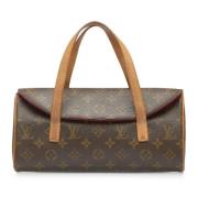 Pre-owned Brunt lerret Louis Vuitton Sonatine