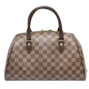 Pre-owned Brunt lerret Louis Vuitton Ribera