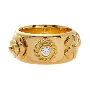 Pre-owned Gull Gult Gull Chanel Ring