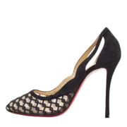 Pre-owned Svart Mesh Christian Louboutin haeler