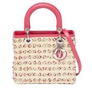 Pre-owned Beige Laer Dior Lady Dior